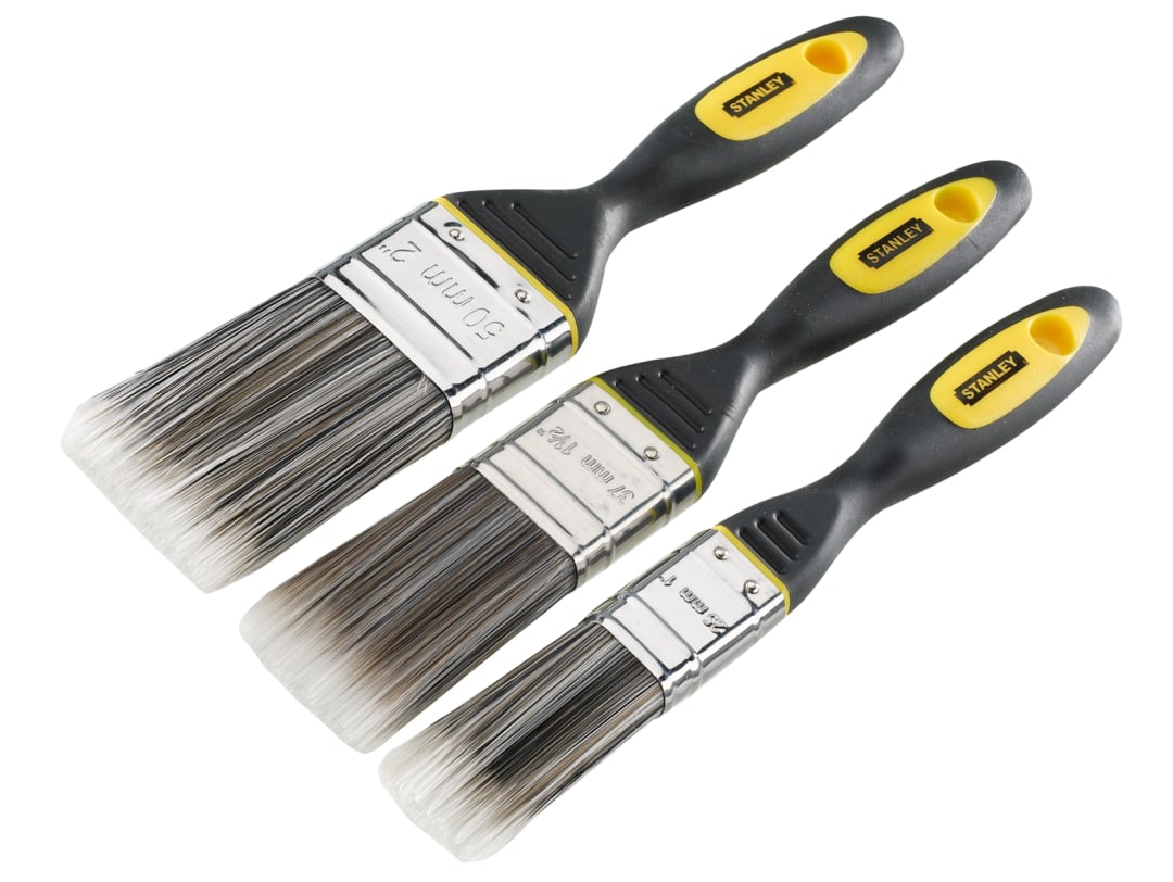 STANLEY® Hand Tools DYNAGRIP™ Synthetic Brush Pack Set, 3 Piece STPPDS3Z