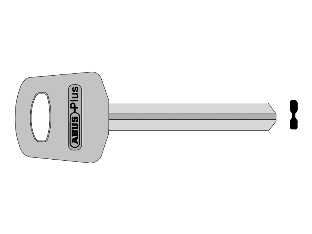 ABUS Mechanical X Plus Key Blank 23211 10023211-01
