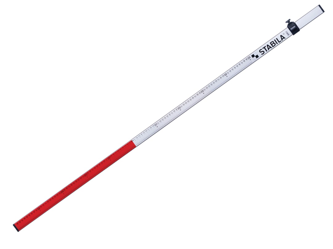 Stabila NL Telescopic Levelling Rod 2.4m 07468