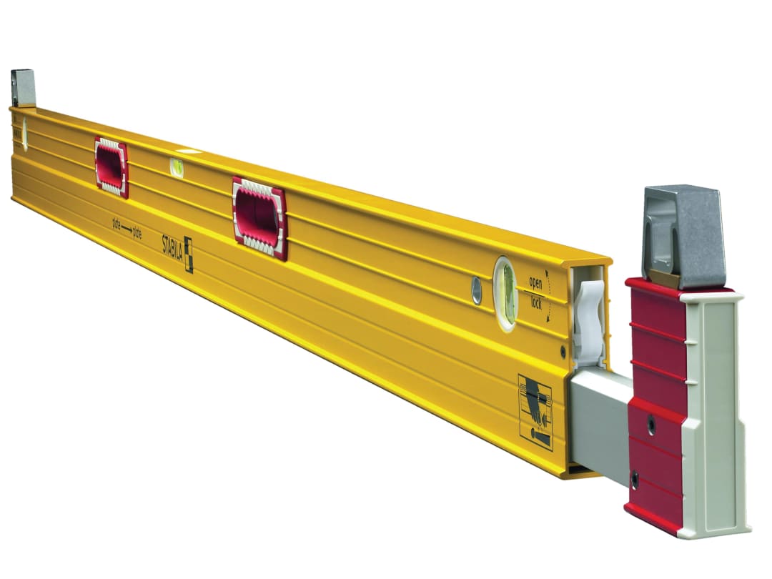 Stabila 106T-213 Extendable Spirit Level 3 Vial 213-376cm 17709
