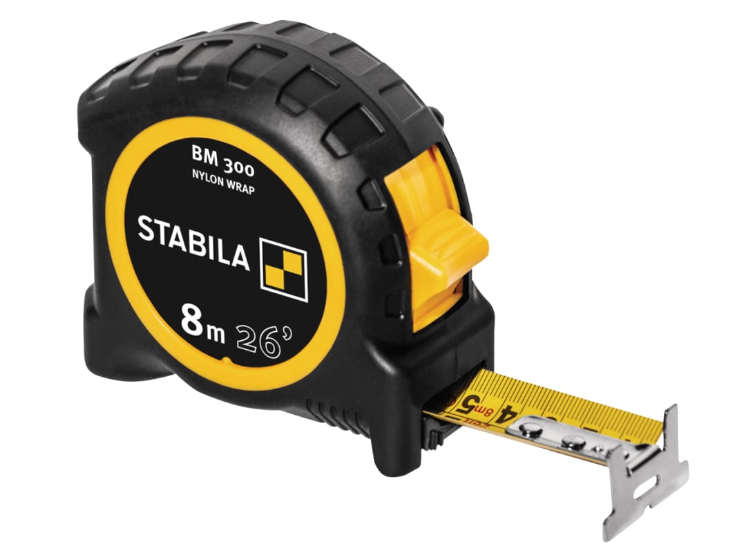 Stabila BM 300 Robust Pocket Tape 8m/26ft (Width 27mm) 19573