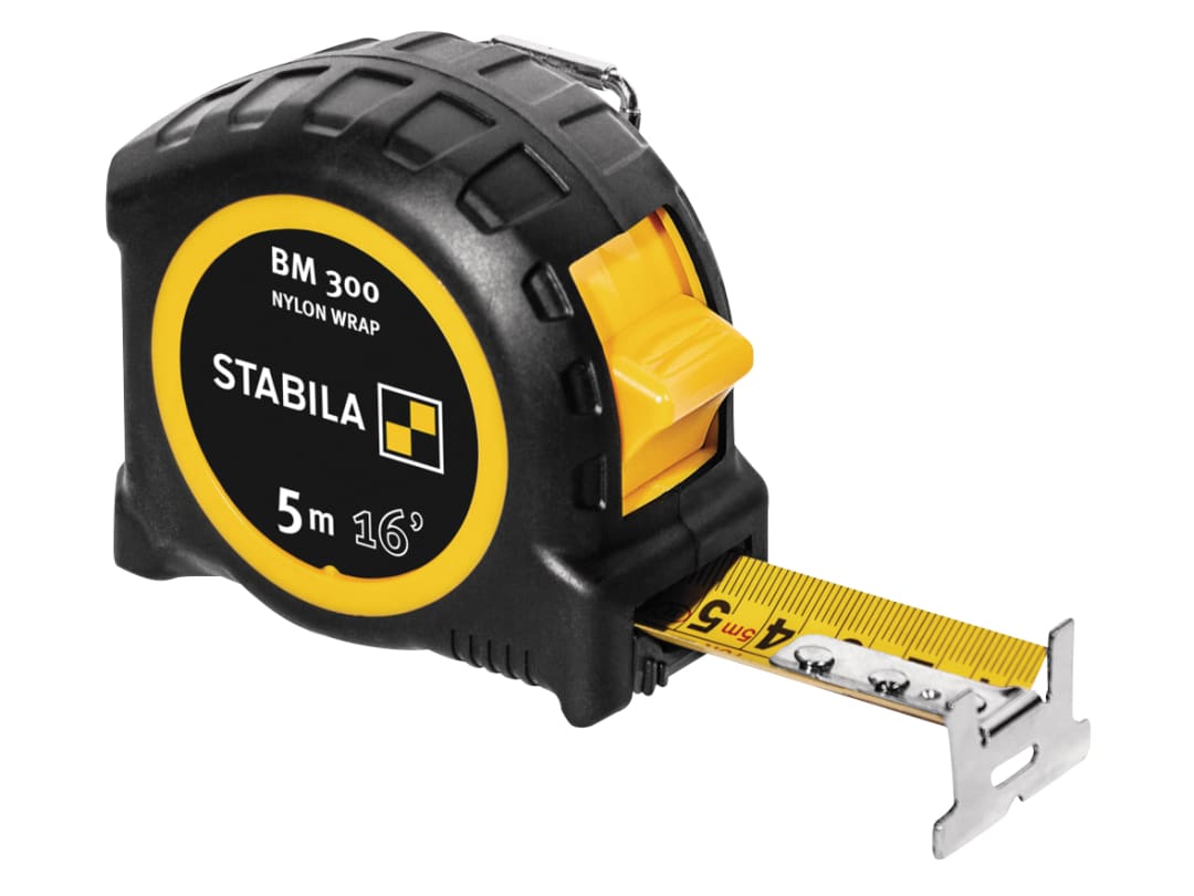 Stabila BM 300 Robust Pocket Tape 5m/16ft (Width 27mm) 19576