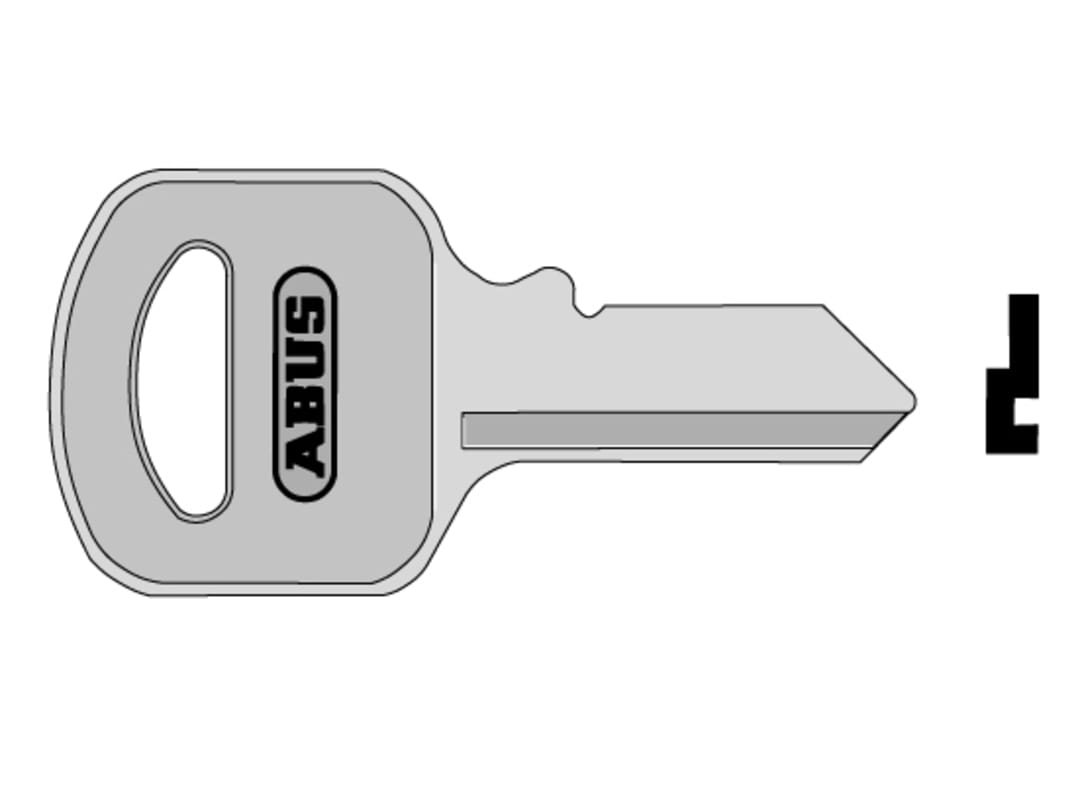 ABUS Mechanical 55/30 30mm Key Blank 10002880-01