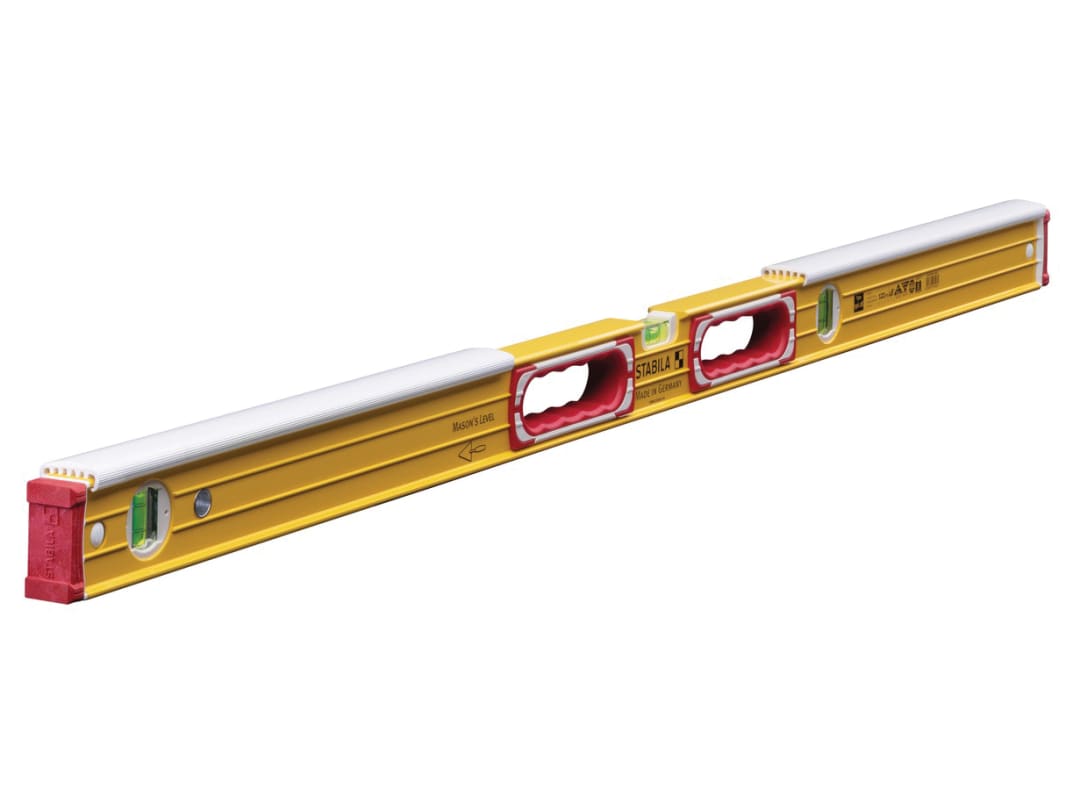 Stabila 196-2-K Masons Spirit Level 3 Vial 16406 122cm 16406
