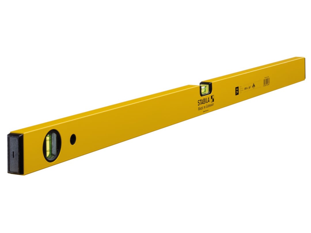 Stabila 70-100 Single Plumb Spirit Level 2 Vial 100cm 02288