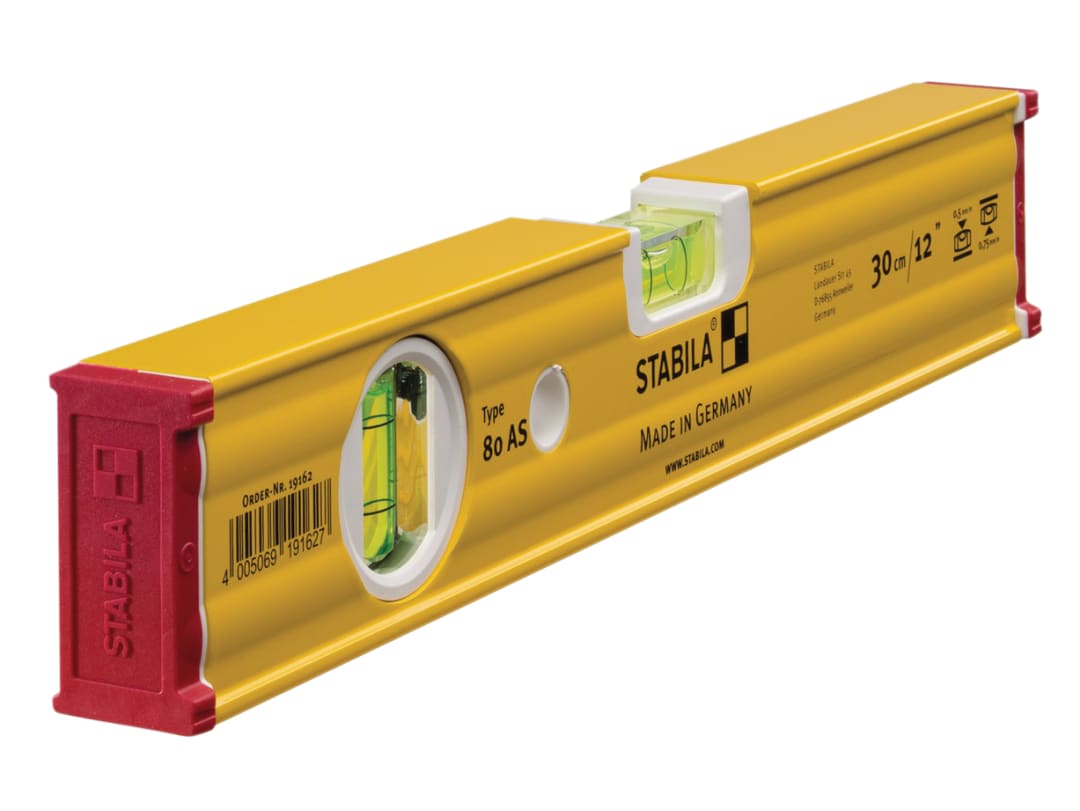Stabila 80 AS Spirit Level 2 Vial 19162 30cm 19162