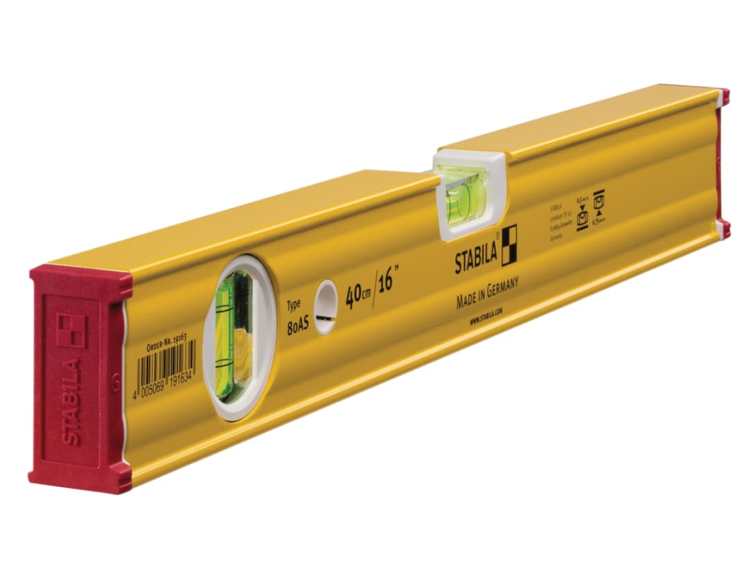 Stabila 80 AS Spirit Level 2 Vial 19163 40cm 19163