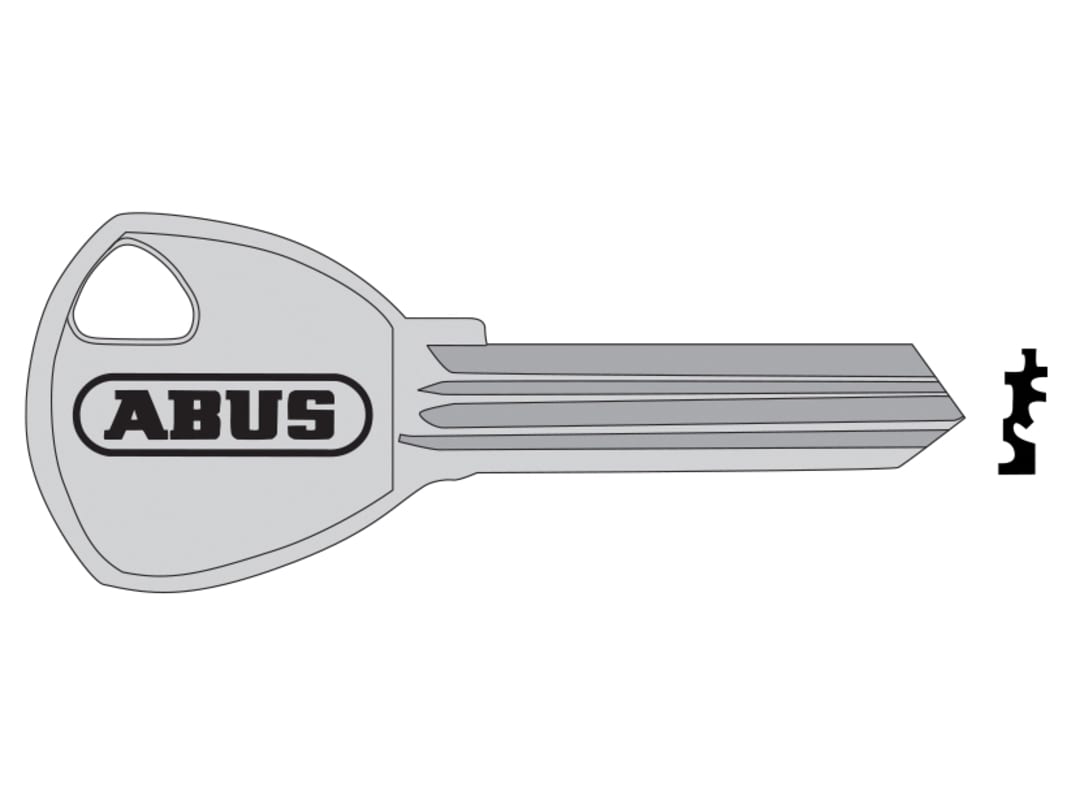 ABUS Mechanical 80TI/40+45+50+60 Key Blank 57862 10057862-01