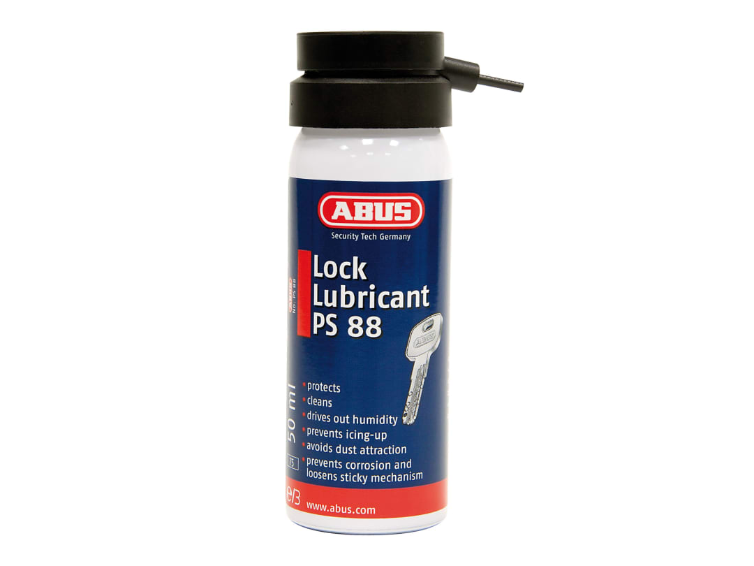 ABUS Mechanical PS88 Lock Lubricating Spray 50ml Carded 10035421-01