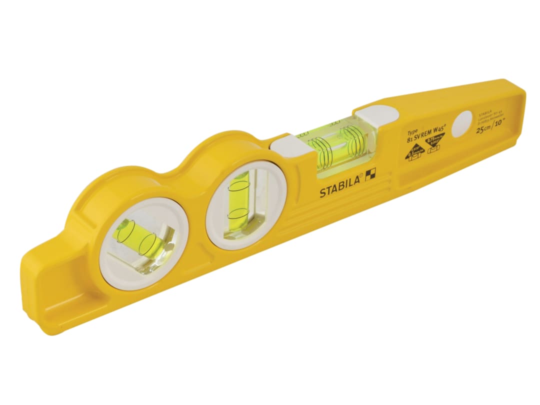 Stabila 81 SV REM W45 Rare Earth Magnetic Torpedo Level 25cm Fixed 16672