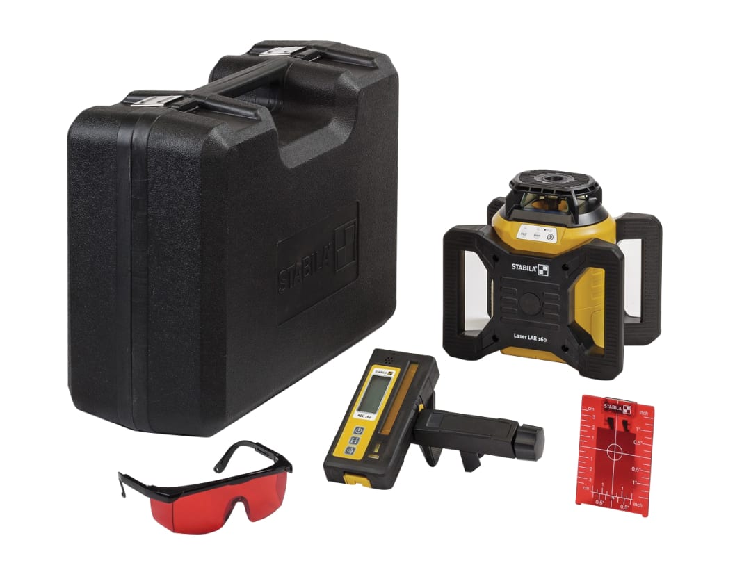 Stabila LAR 160 Rotation Laser Set, 5 Piece 19157