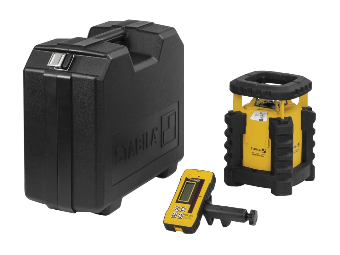Stabila LAR 300 Rotation Laser Set, 3 Piece 19270