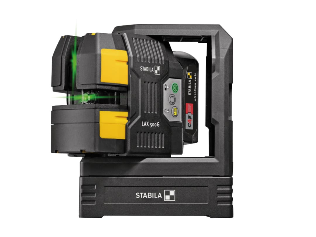 Stabila LAX 500 G Cross Line plus Plumb Point Laser 12V 1 x 2.0Ah Li-ion 19985
