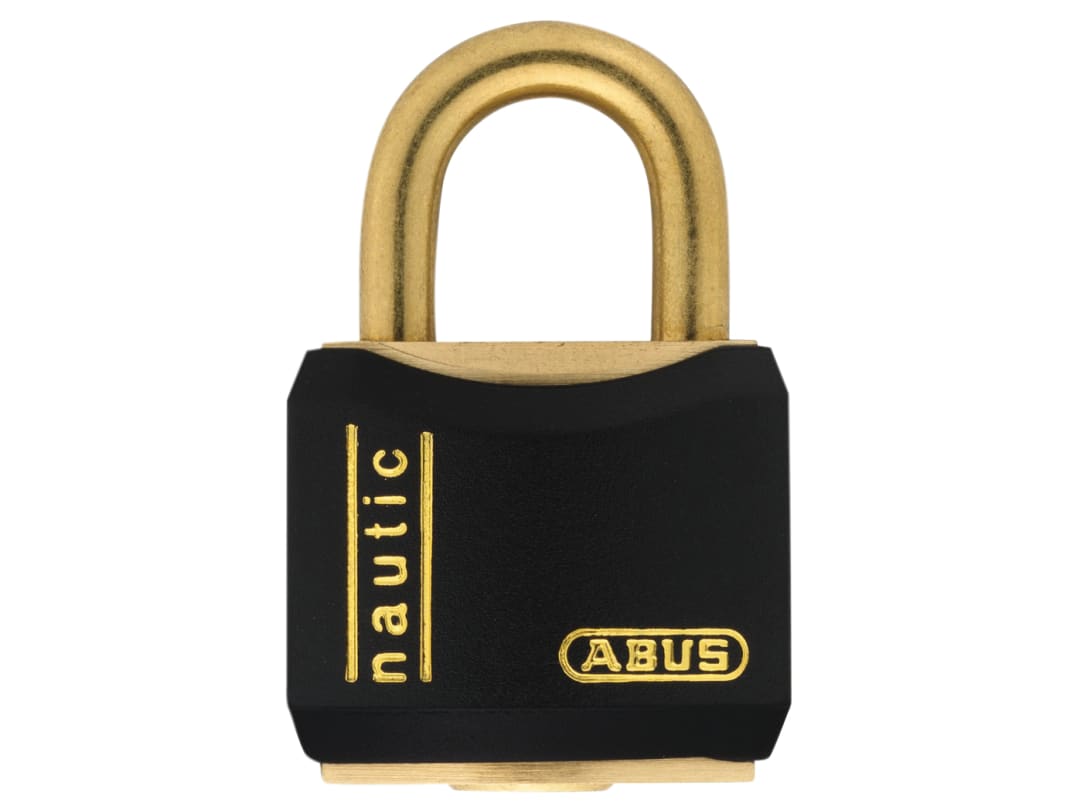 ABUS Mechanical T84MB/20mm Black Rustproof Padlock 10001015-01
