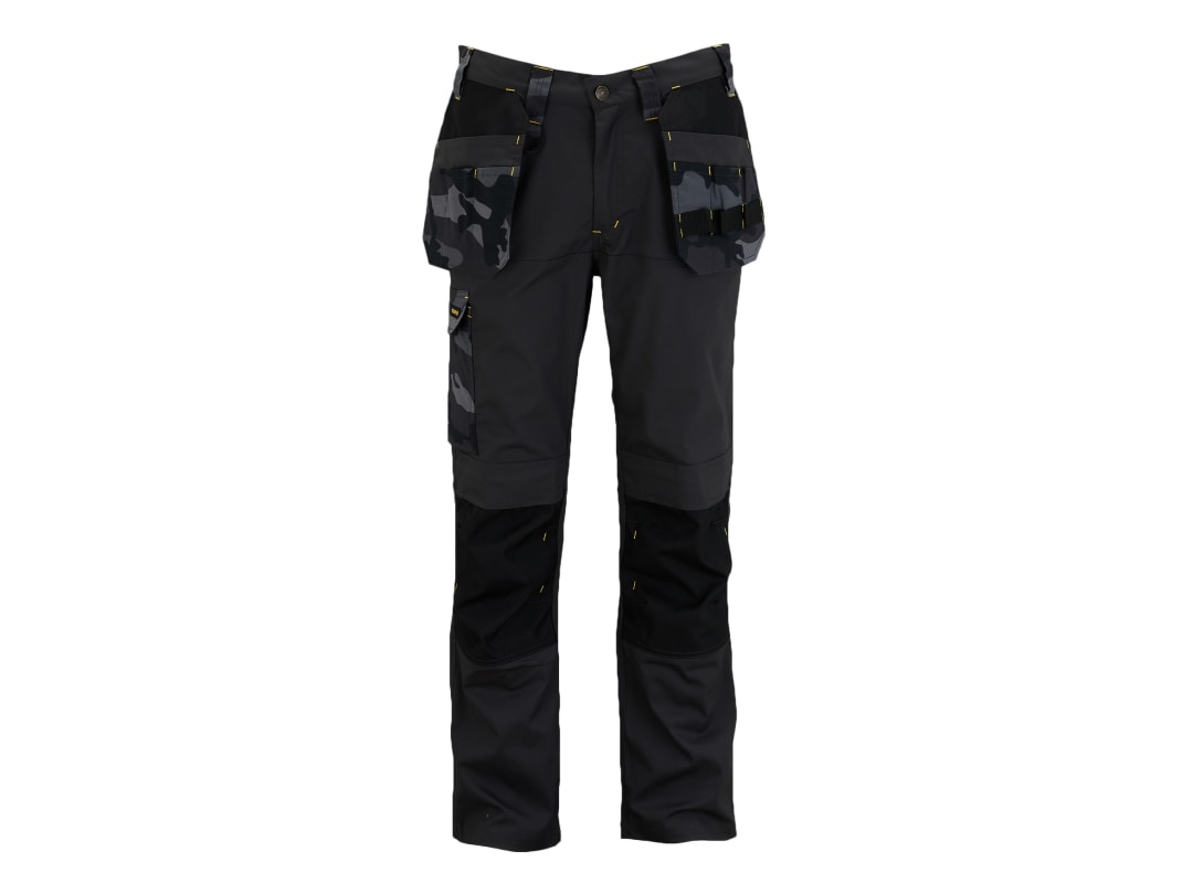 STANLEY® Clothing Dixon Slim Fit Trousers Black Camouflage Waist 38in Leg R STW40057-204