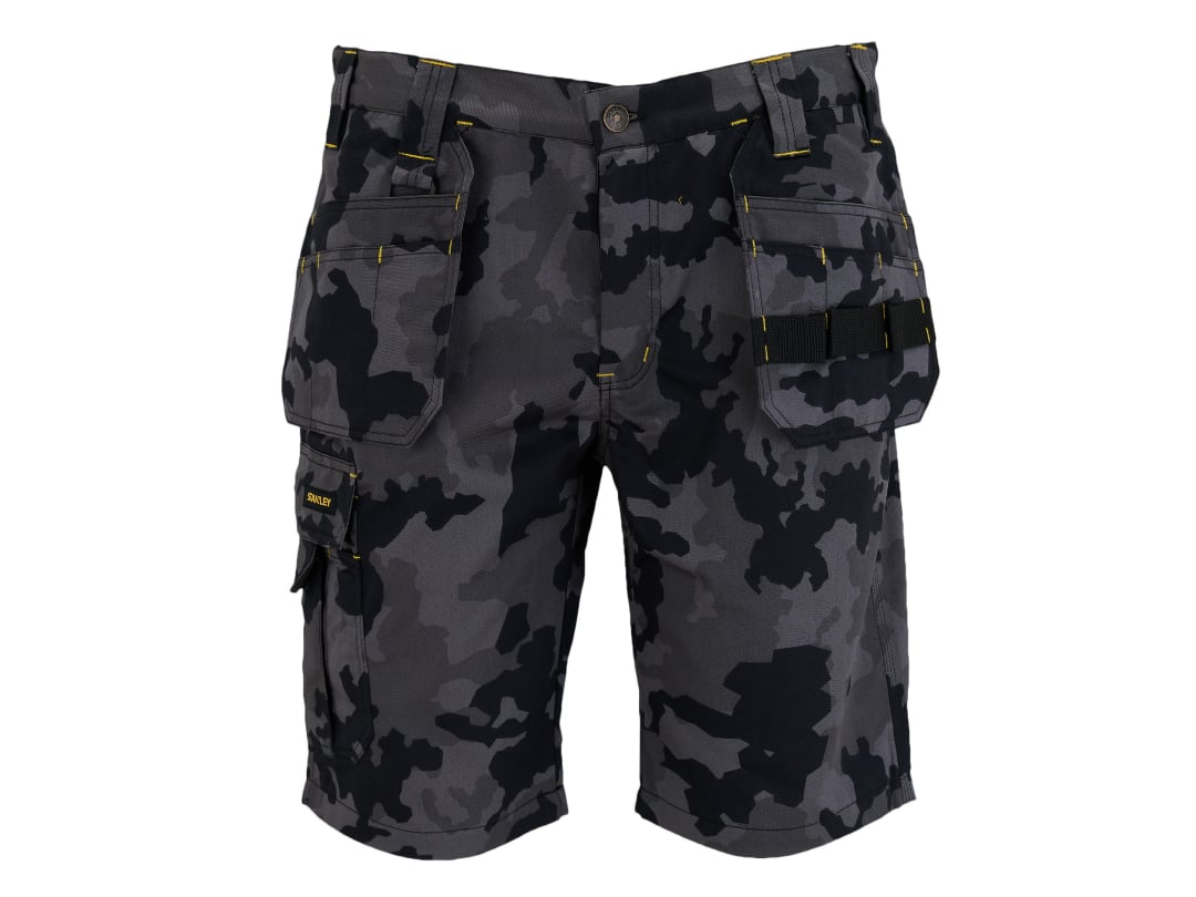 STANLEY® Clothing Hanley Holster Shorts Black Camouflage Waist 32in STW40058-204