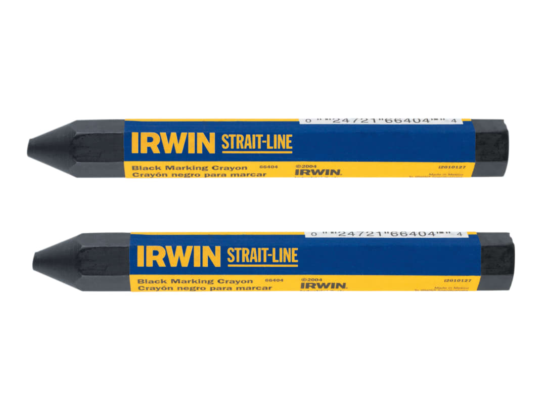IRWIN® STRAIT-LINE® Crayon Black (Card 2) T666042