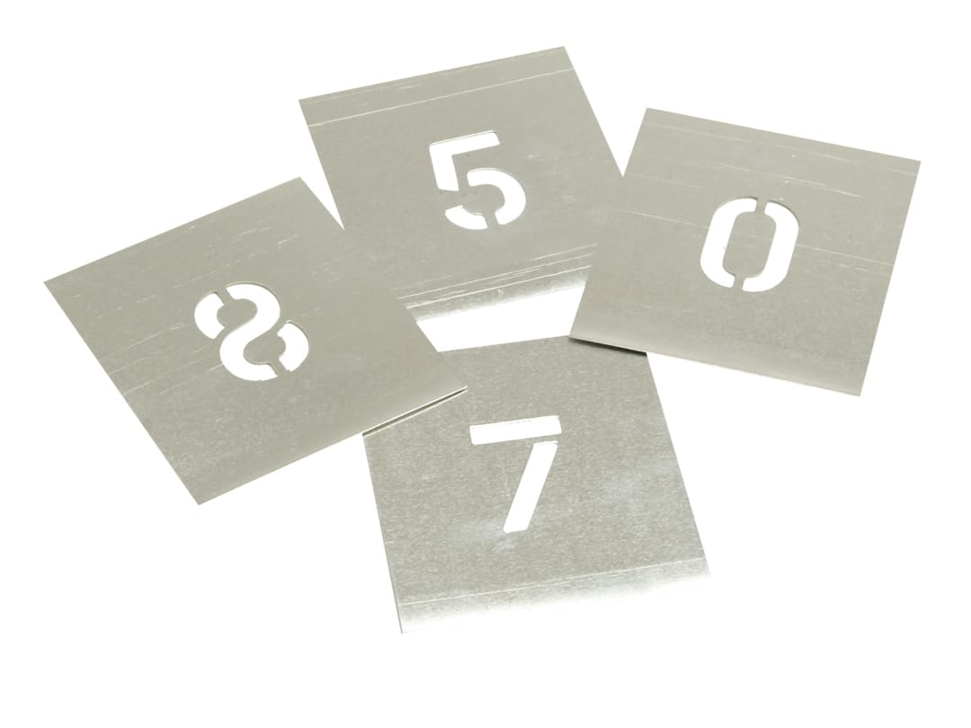 Stencils Set of Zinc Stencils - Figures 3in F3