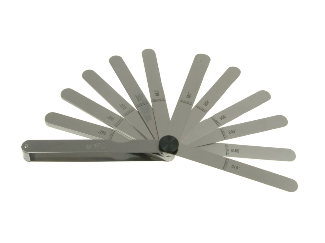 Starrett 467 Feeler Gauge 13 Piece Set 0.0015-0.200in CX572