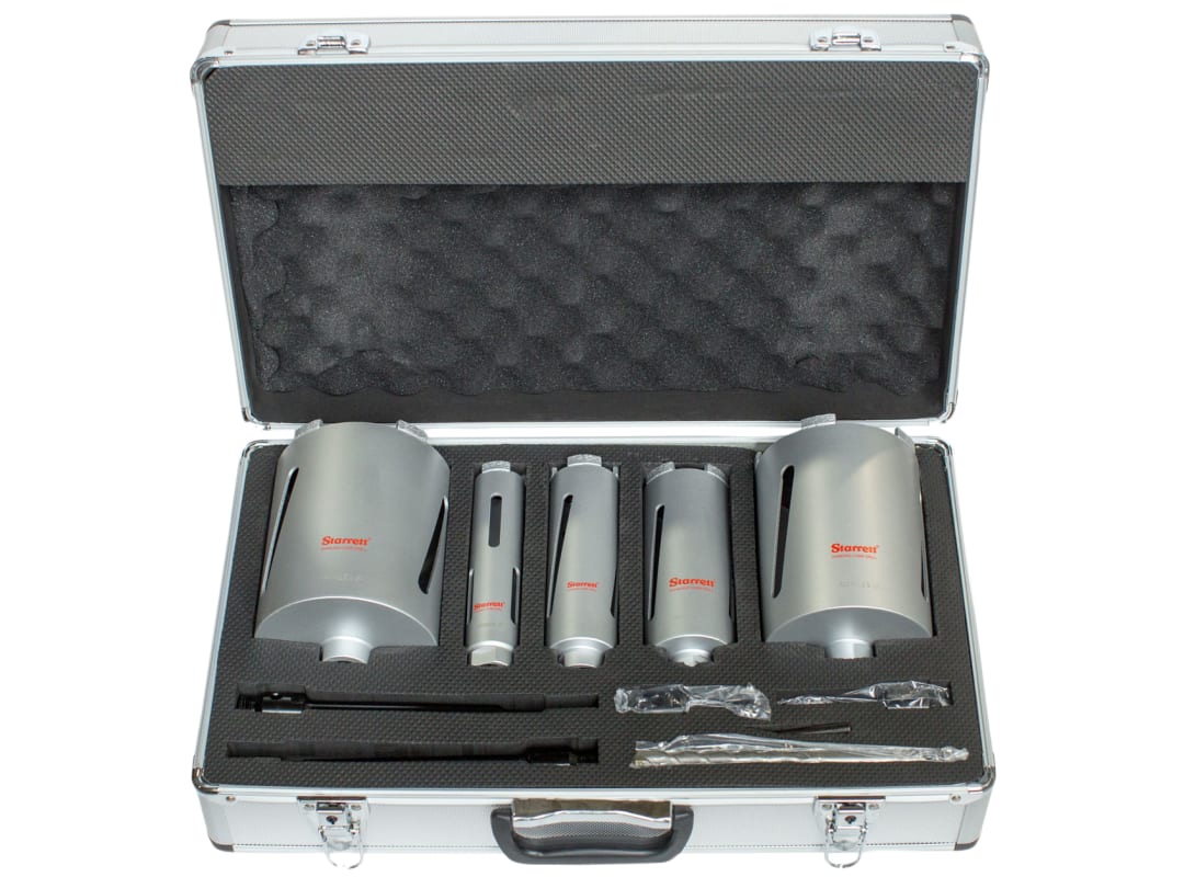Starrett BMKIT1 Diamond Dri-Core Drill Set, 5 Piece BF3265