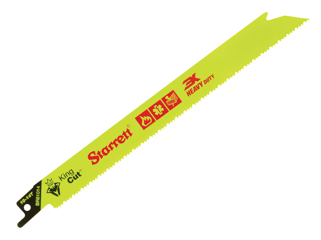 Starrett BR81014-5 Bi-Metal King Cut™ Demolition Blade 203mm 10-14 TPI (Pack 5) BR81014-5