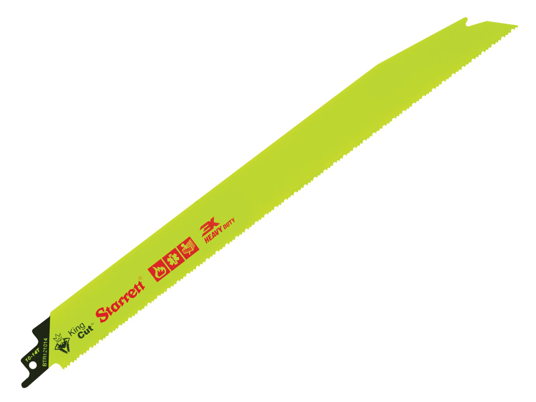 Starrett BTR121014-5 Bi-Metal King Cut™ Demolition Blade 300mm 10-14 TPI (Pack 5) BTR121014-5