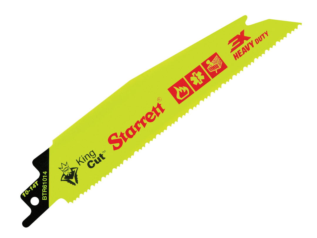Starrett BTR61014-5 Bi-Metal King Cut™ Demolition Blade 152mm 10-14 TPI (Pack 5) BTR61014-5