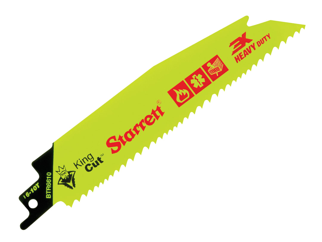 Starrett BTR6610-5 Bi-Metal King Cut™ Demolition Blade 152mm 6-10 TPI (Pack 5) BTR6610-5