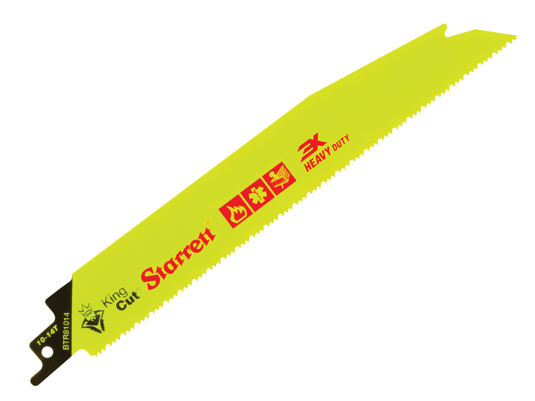 Starrett BTR81014-5 Bi-Metal King Cut™ Demolition Blade 203mm 10-14 TPI (Pack 5) BTR81014-5