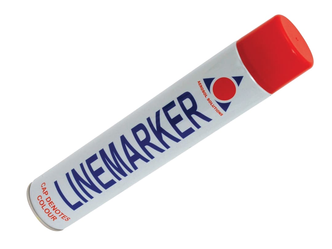 Aerosol 0902 Line Marking Spray Paint Red 750ml 0902