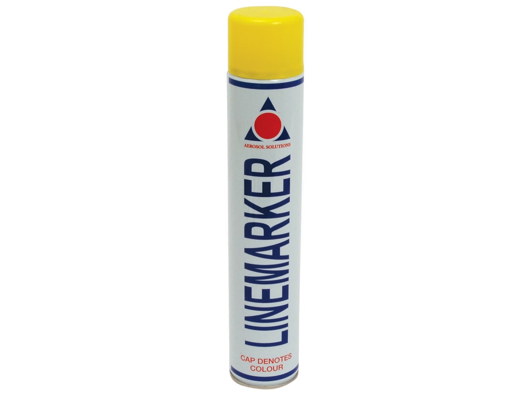 Aerosol 0900 Line Marking Spray Paint Yellow 750ml 0900