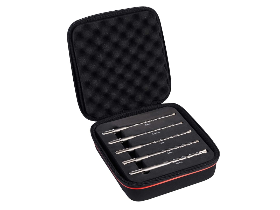 Starrett SDS Plus 4 Point Drill Bit Set, 5 Piece KBPXK05