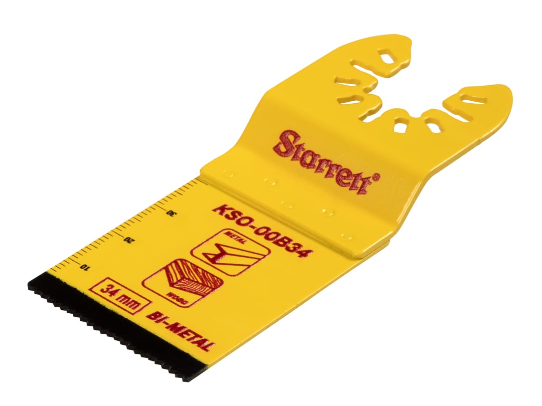 Starrett KSO-00B34 Plunge Bi-metal Oscillating Blade 40 x 34mm x 18 TPI KSO-00B34