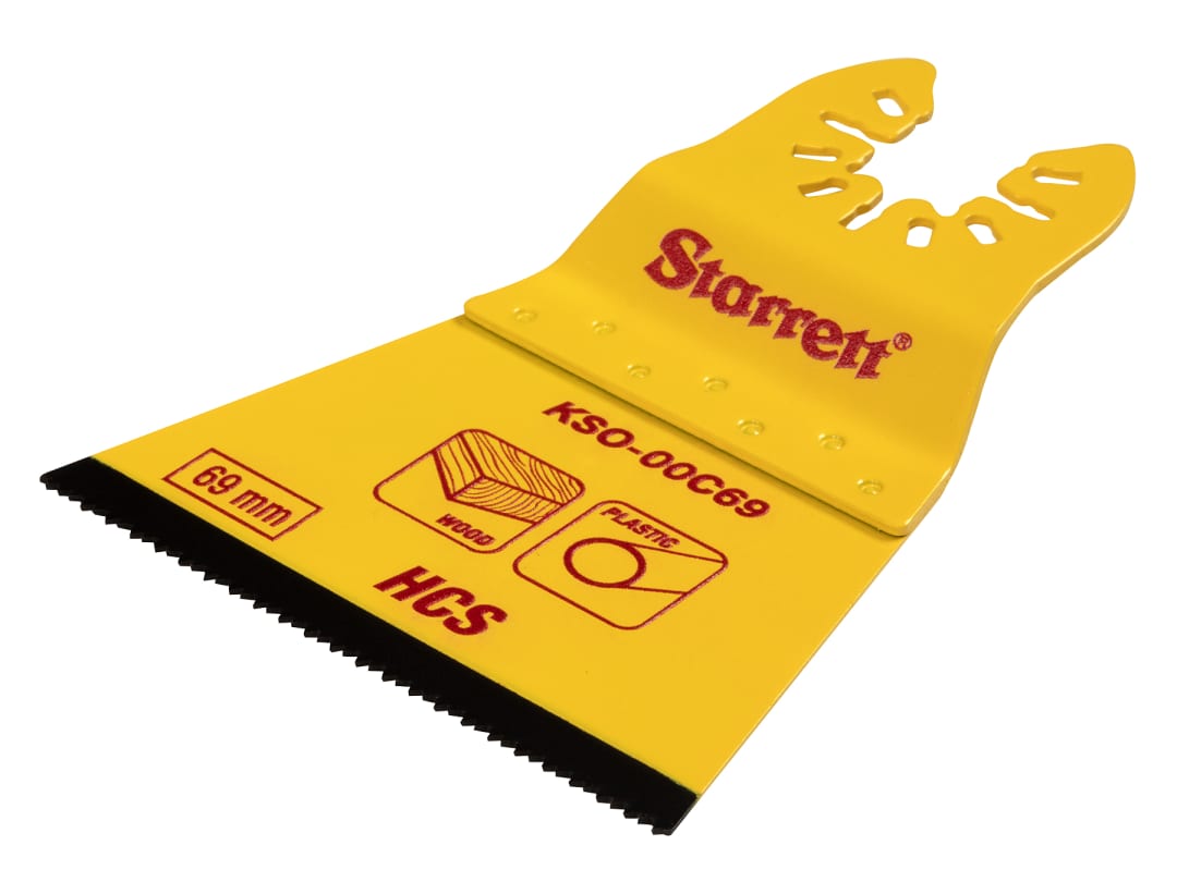 Starrett KSO-00C69 Flat-sided HCS Oscillating Blade 69 x 42mm x 18 TPI KSO-00C69