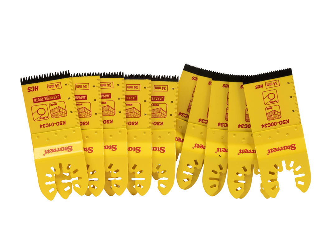 Starrett KSO-1000 Specialist Oscillating Blade Set, 10 Piece KSO-1000