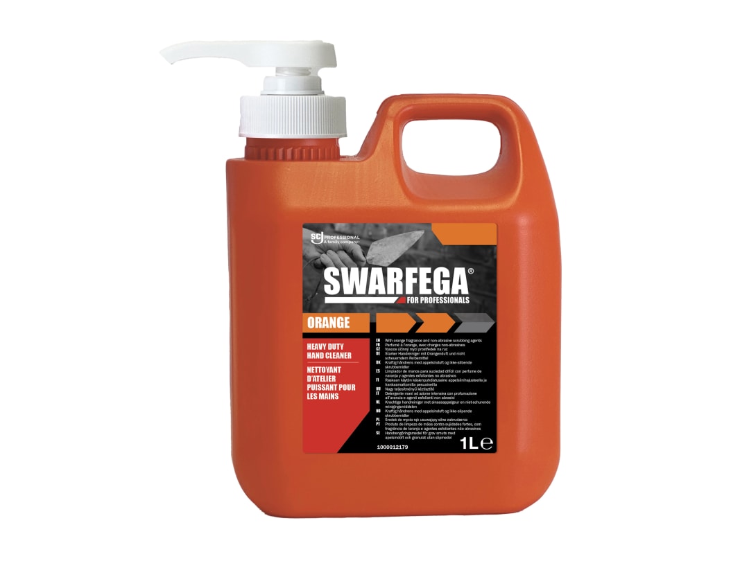 Swarfega® Orange Hand Cleaner Pump Bottle 1 litre SOR1LMP