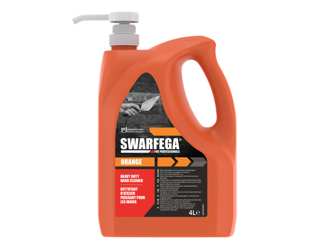 Swarfega® Orange Hand Cleaner Pump Top Bottle 4 litre SOR4LMP