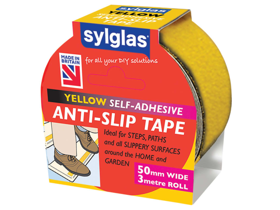 Sylglas Anti-Slip Tape Yellow 50mm x 3m 8620041 SYL100001576