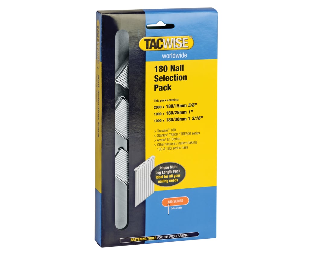 Tacwise 180 18 Gauge Nail Selection (Pack 4000) 0205