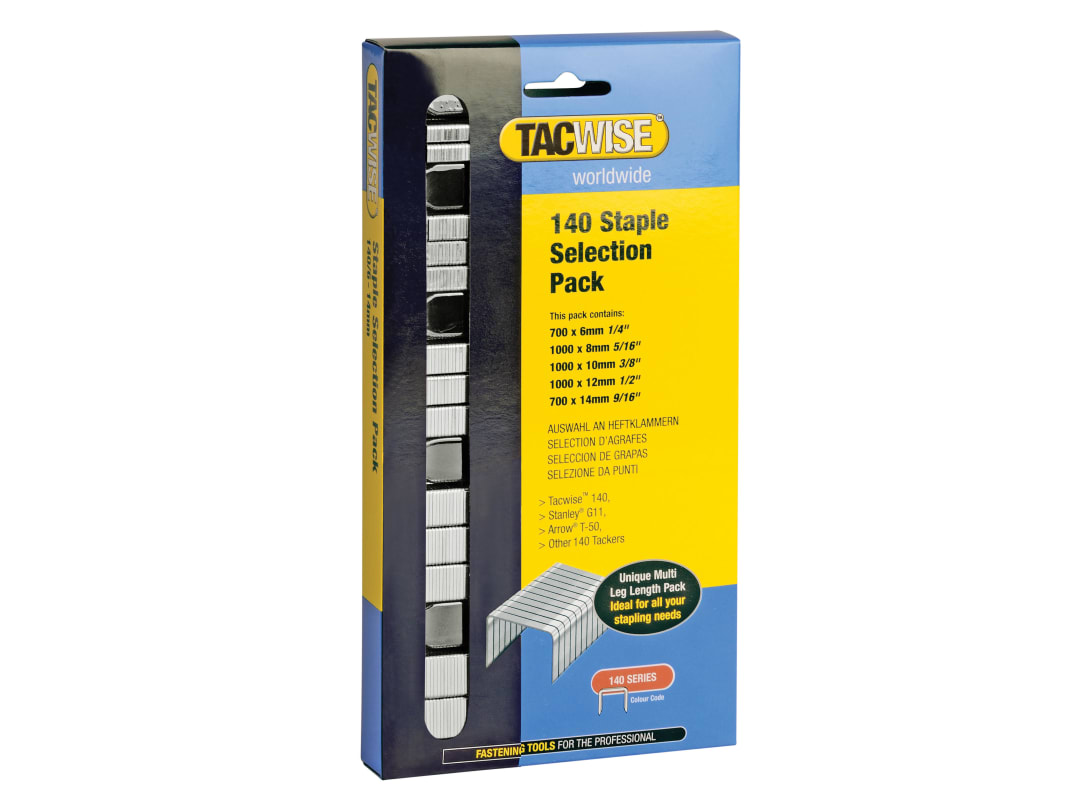 Tacwise 140 Heavy-Duty Staples (Type T50 G) Selection (Pack 4400) 0350