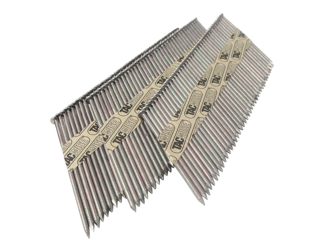 Tacwise 34° Extra Galvanised Framing Ring Shank Nails Type 3.1/75mm (2200) 1121