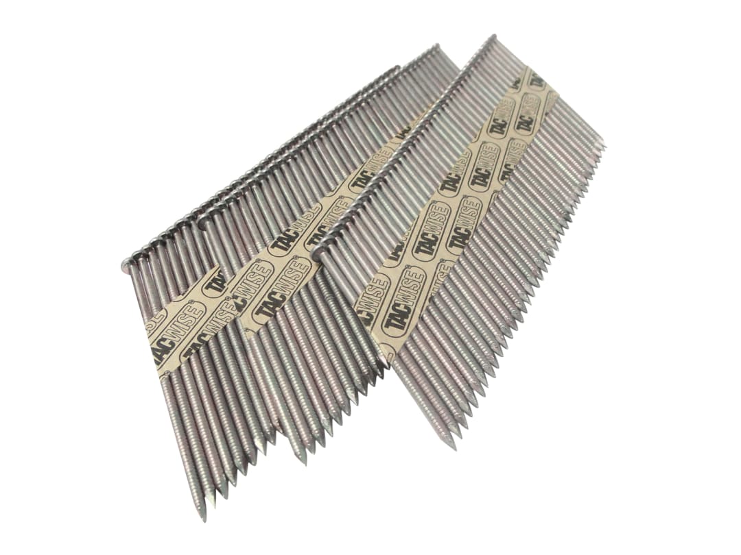 Tacwise 34° Extra Galvanised Framing Ring Shank Nails Type 3.1/90mm (2200) 1123