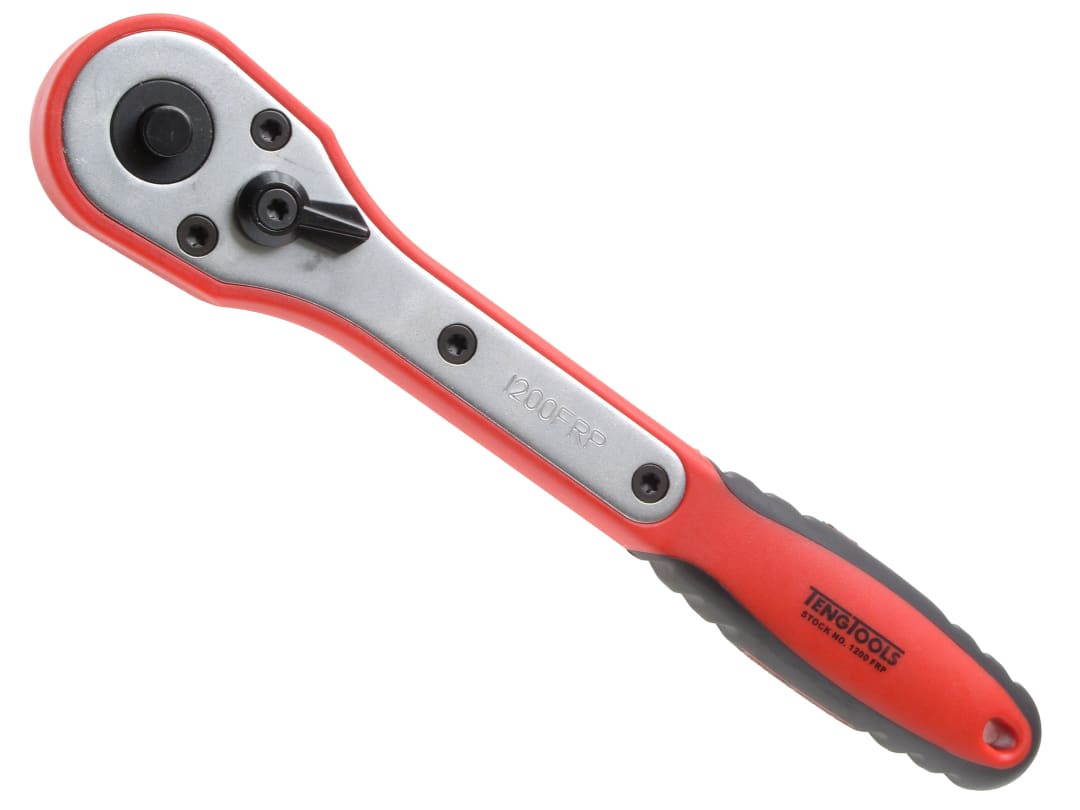 Teng Quick-Release Reversible Ratchet 45 Tooth Fibre Handle - 1/2in Drive 1200-FRP