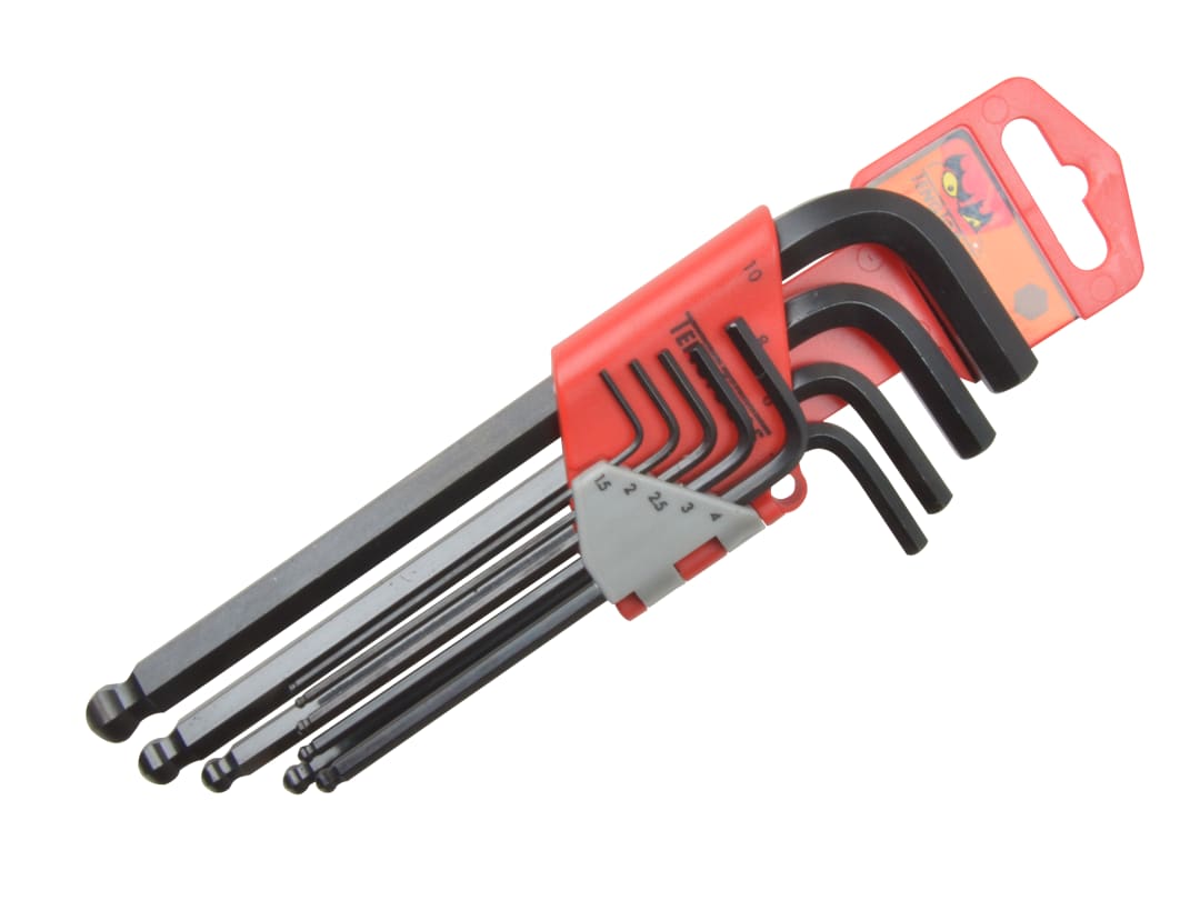 Teng Metric Ball Point Hexagon Key Set, 9 Piece 1479MM