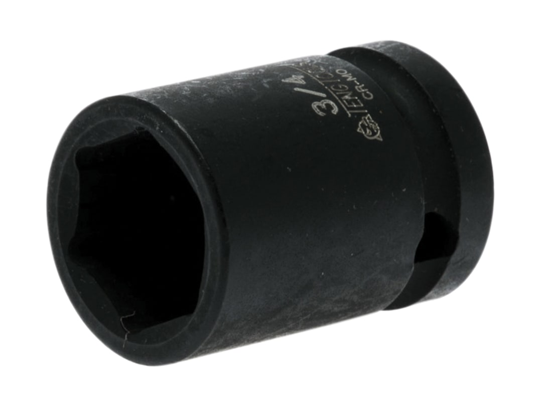Teng Impact Socket Hexagon 6-Point 1/2in Drive 3/4in 920124