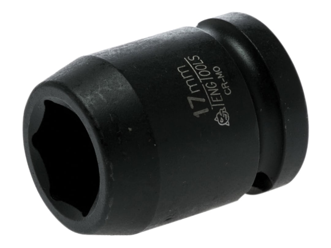 Teng Impact Socket Hexagon 6-Point 1/2in Drive 17mm 920517N1