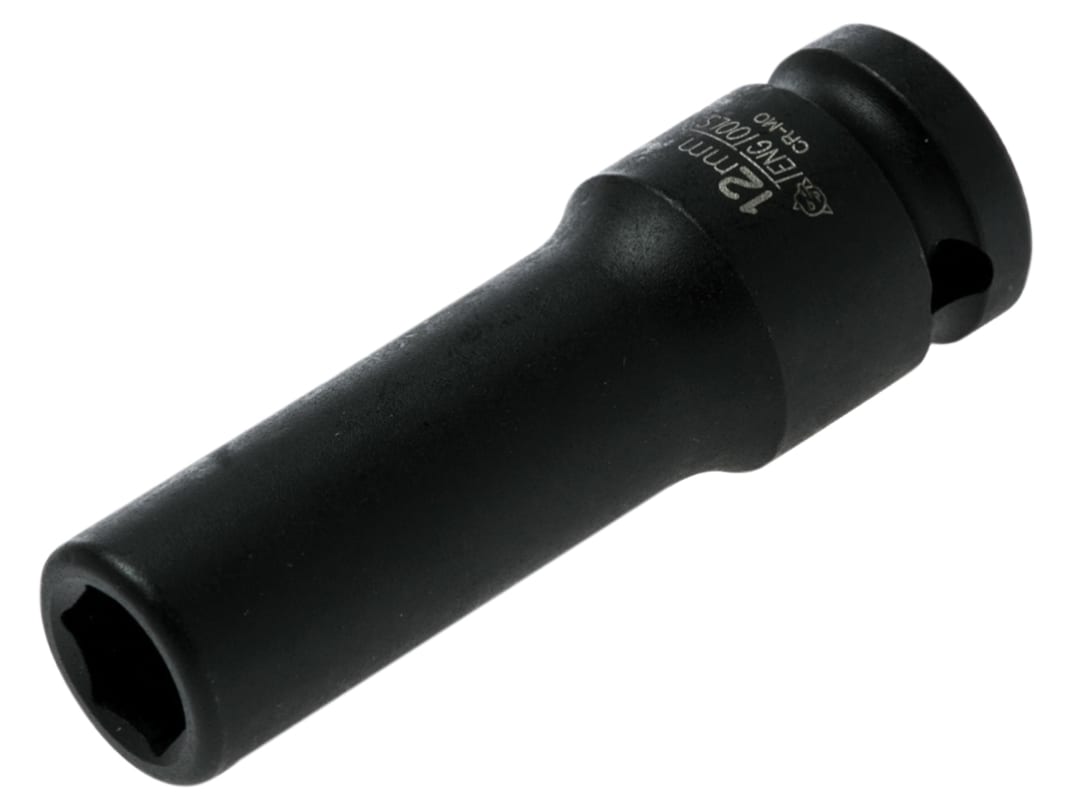 Teng Deep Impact Socket Hexagon 6-Point 1/2in Drive 12mm 920612N