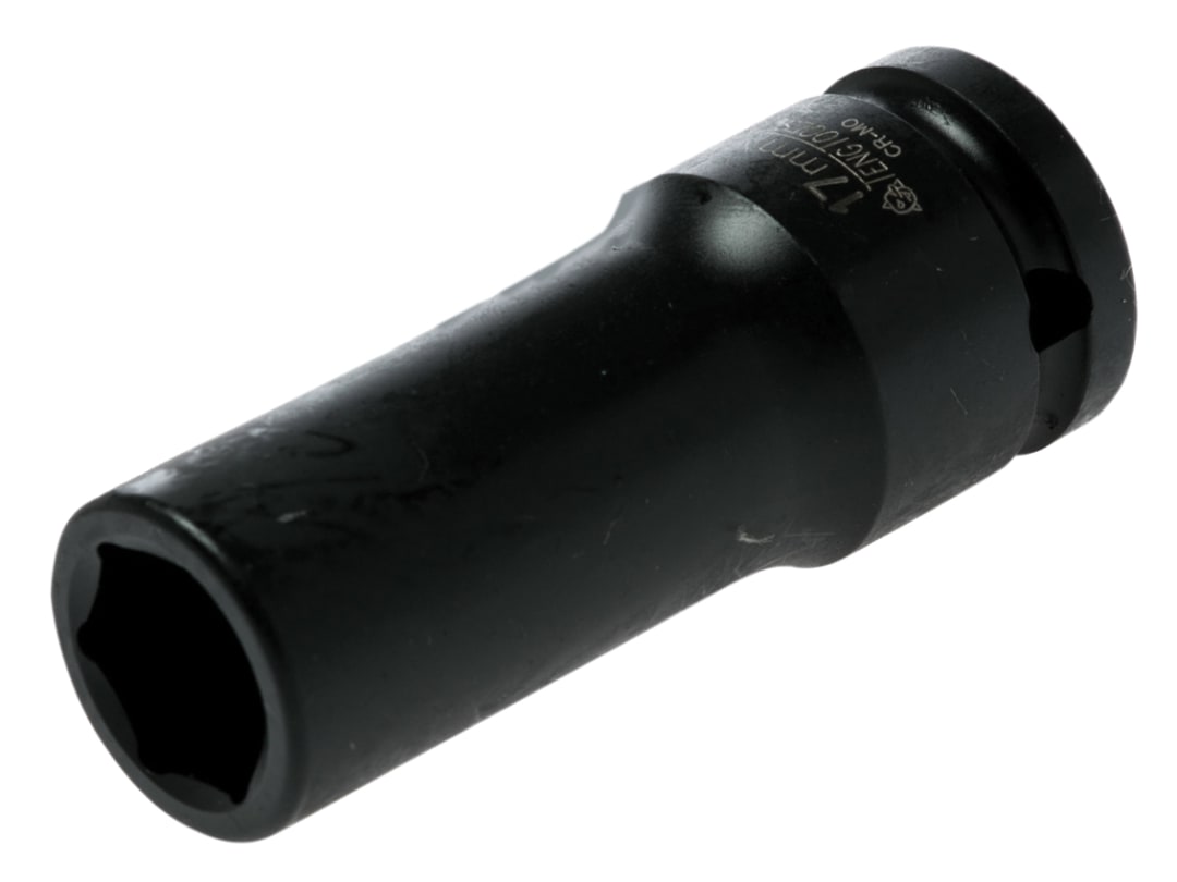 Teng Deep Impact Socket Hexagon 6-Point 1/2in Drive 17mm 920617N