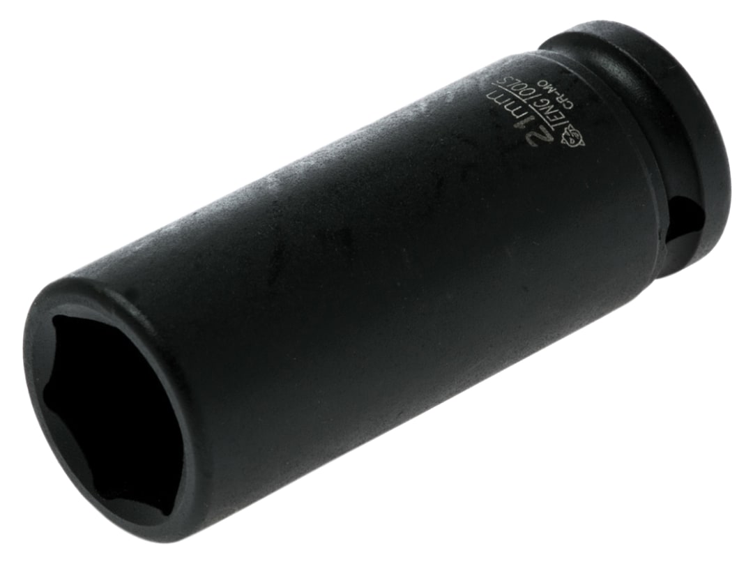 Teng Deep Impact Socket Hexagon 6-Point 1/2in Drive 21mm 920621N