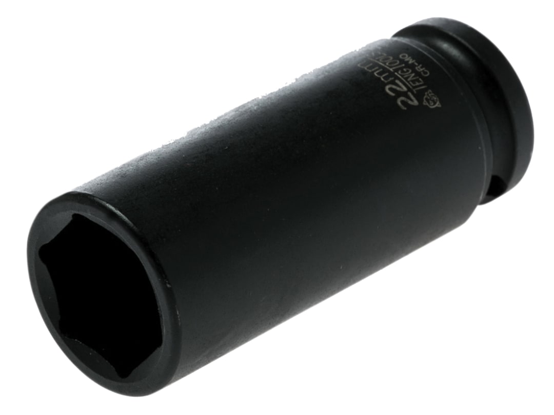 Teng Deep Impact Socket Hexagon 6-Point 1/2in Drive 22mm 920622N